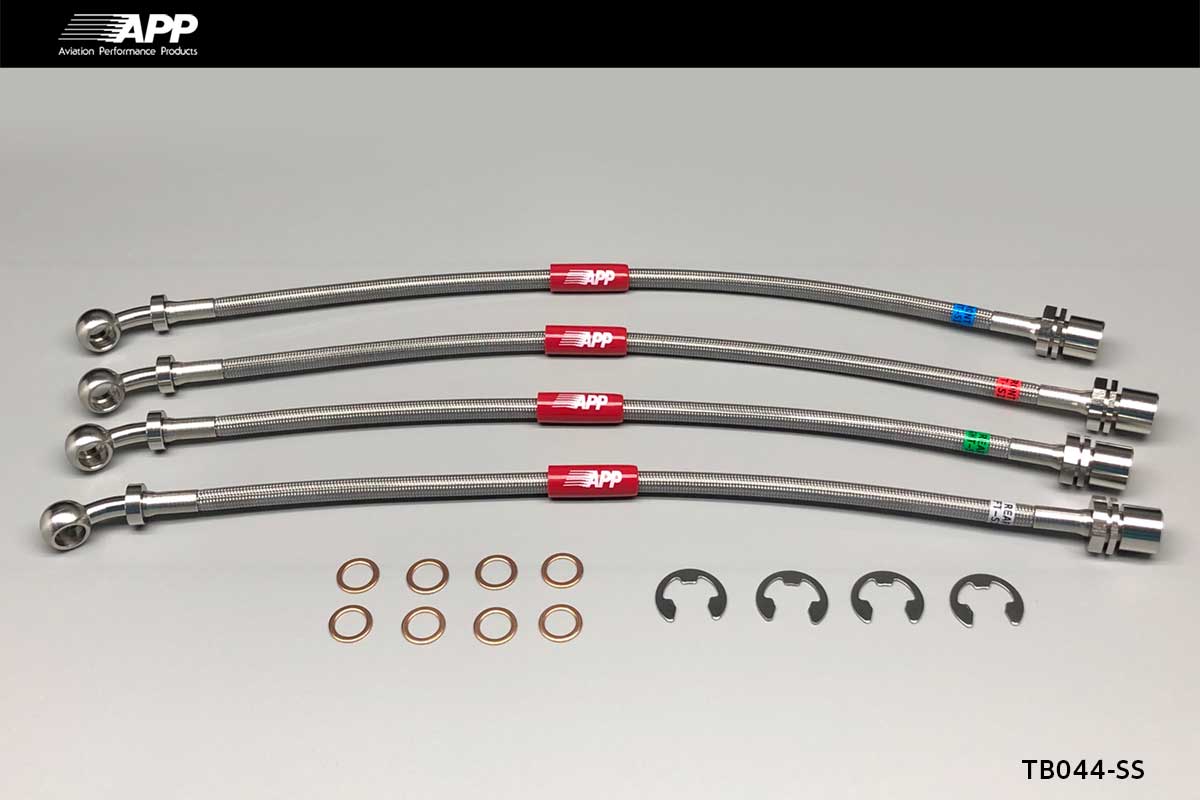 APP BRAKE LINE SYSTEM STAINLESS FITTING FOR TOYOTA VEROSSA GX110 JZX110 TB044-SS