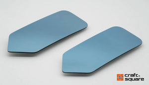 CRAFT SQUARE TOURING COMPETITION DRY CARBON MIRROR, TCA/RF, BLUE ANTI-GLARE MIRROR FOR TOYOTA GR86 ZN8 SUBARU BRZ ZD8 TCARF-ZN8-BL