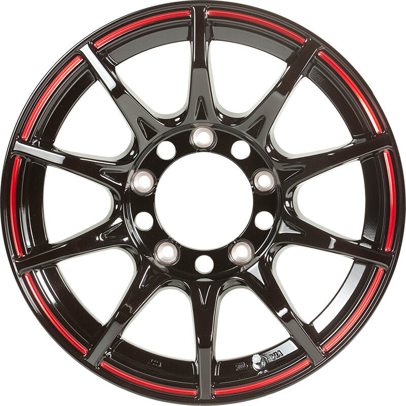 5ZIGEN BLACK-MAN GI 17X7.0 +35 5-114.3 G.BLACK-RED LINE BMG7703554BD