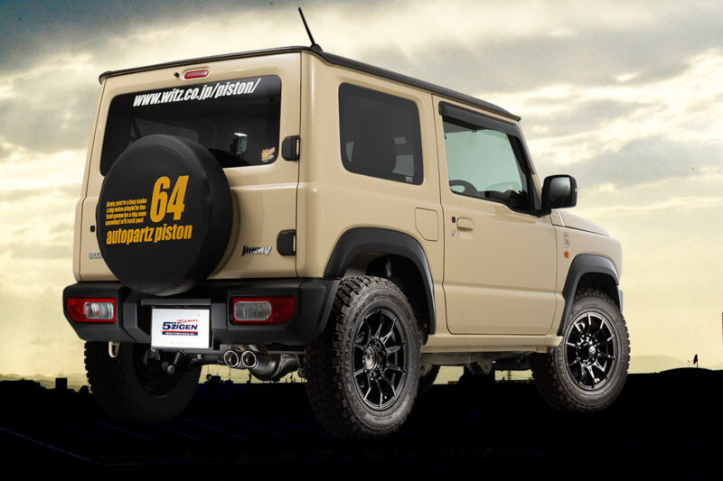 5ZIGEN BLACK-MAN GI 17X6.5 +38 6-139.7 MAT BLACK BMG7653863MB