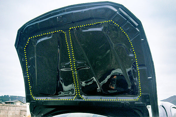 CHARGE SPEED BONNET RAIN COVER FRP BLACK GEL FOR TOYOTA 86 ZN6 KOUKI CAHRGESPEED-00067