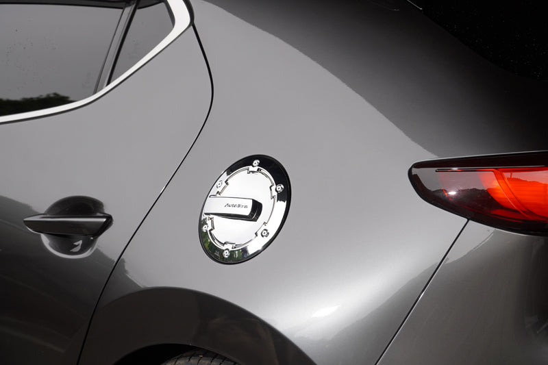 AUTOEXE FUEL LID COVER FOR MAZDA MAZDA3 BP SERIES FASTBACK BPA1V3020