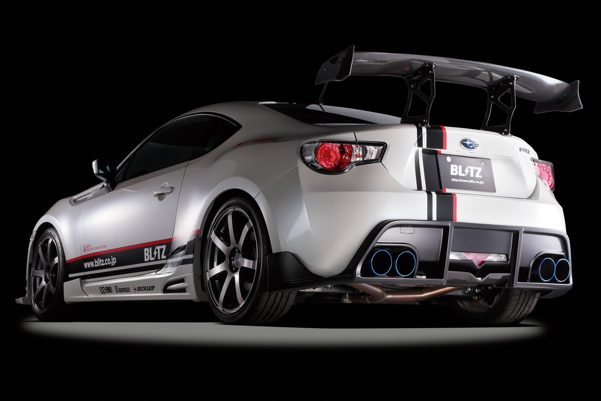 BLITZ NUR-SPEC VSR QUAD W DIFF EXHAUST  For SUBARU BRZ ZC6 FA20 60171V