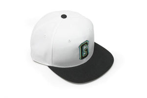 GREDDY G LOGO CAP WHITE BLACK 38002053