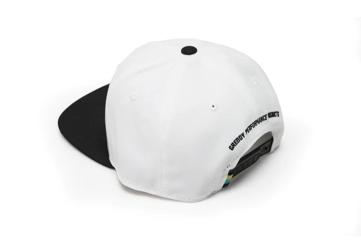 GREDDY G LOGO CAP WHITE BLACK 38002053