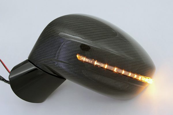 TOP SECRET CARBON LED MIRROR FOR NISSAN GT-R R35 TOP-SECRET-00130