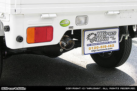 WIRUS WIN COMPACT MUFFLER SPORTS TYPE FOR SUZUKI CARRY EBD-DA63T ZENKI K6A WIRUS-WIN-00070