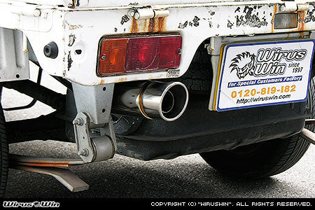 WIRUS WIN COMPACT MUFFLER POPPER TYPE FOR SUZUKI CARRY V-DD51T 4WD F6A WIRUS-WIN-00034