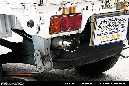WIRUS WIN COMPACT MUFFLER SPORTS TYPE FOR SUZUKI CARRY V-DD51T 4WD F6A WIRUS-WIN-00035