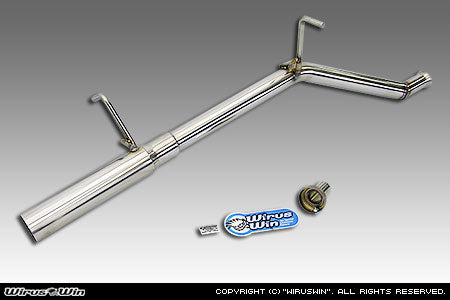 WIRUS WIN COMPACT MUFFLER RACING TYPE FOR SUZUKI CARRY EBD-DA63T ZENKI K6A WIRUS-WIN-00071