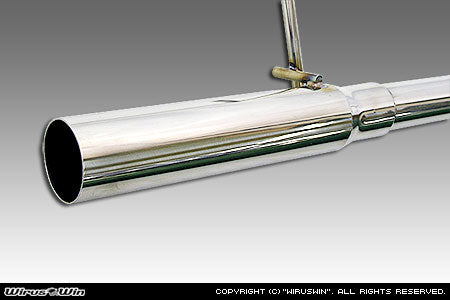 WIRUS WIN COMPACT MUFFLER RACING TYPE FOR SUZUKI CARRY EBD-DA63T KOUKI K6A WIRUS-WIN-00067