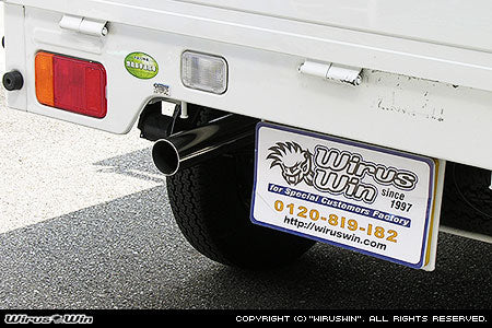 WIRUS WIN COMPACT MUFFLER RACING TYPE FOR SUZUKI CARRY EBD-DA63T KOUKI K6A WIRUS-WIN-00067
