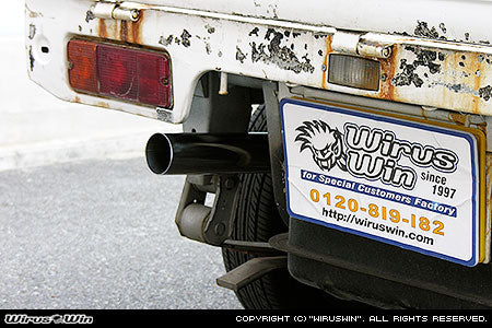 WIRUS WIN COMPACT MUFFLER RACING TYPE FOR SUZUKI CARRY V-DD51T 4WD F6A WIRUS-WIN-00037