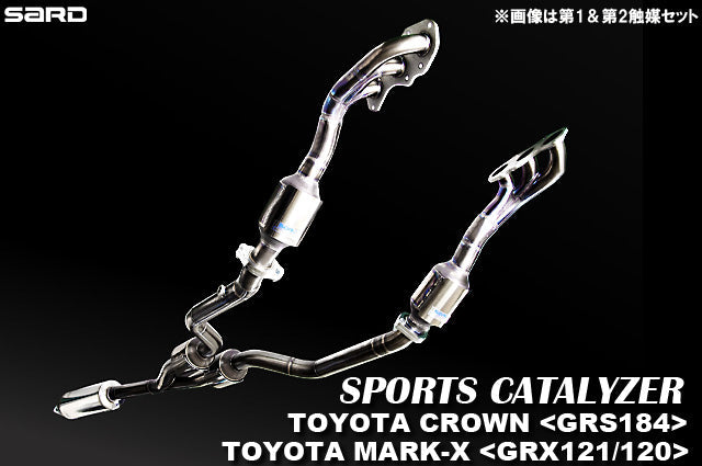 SARD SPORTS CATALYZER For TOYOTA MARK X GRX120 89315