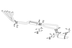 FUJITSUBO EXH PERFORMANCE UNIT (LEGALIS) For FAIRLADY Z 2-SEATER S30 050-15415