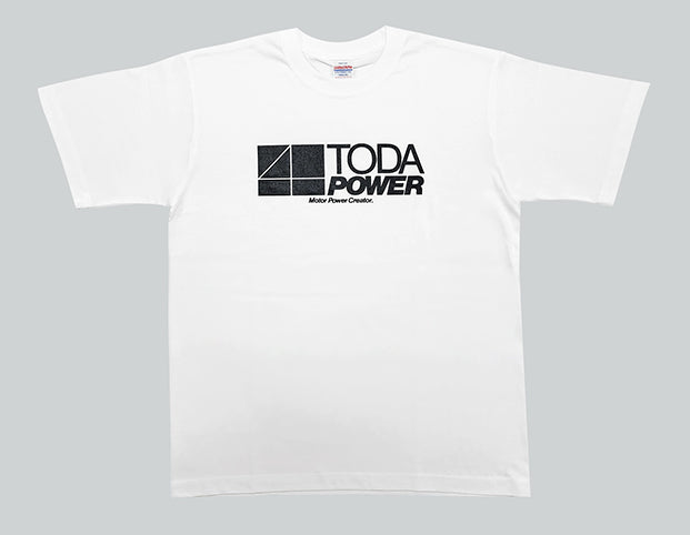 TODA RACING COTTON T-SHIRT SMALL WHITE 99900-TEE-W0S