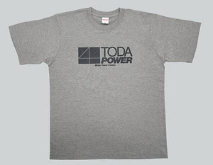 TODA RACING COTTON T-SHIRT MEDIUM GREY 99900-TEE-G0M