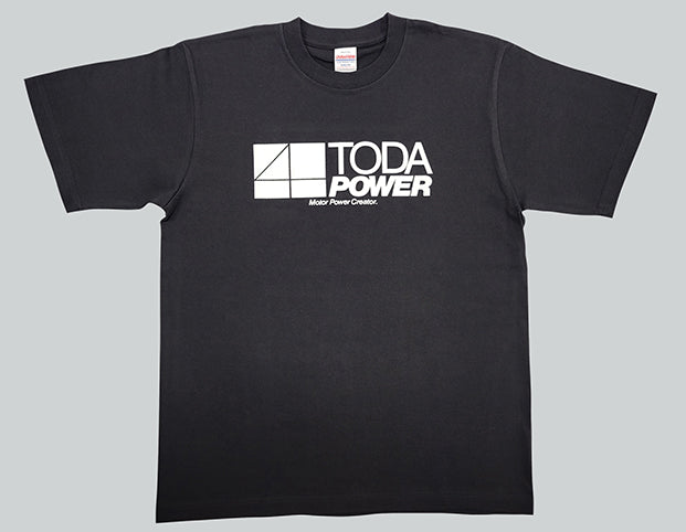 TODA RACING COTTON T-SHIRT LARGE CHARCOAL 99900-TEE-C0L