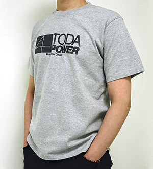 TODA RACING COTTON T-SHIRT MEDIUM GREY 99900-TEE-G0M