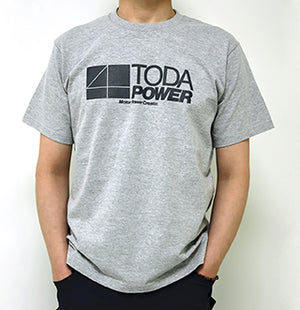 TODA RACING COTTON T-SHIRT MEDIUM GREY 99900-TEE-G0M