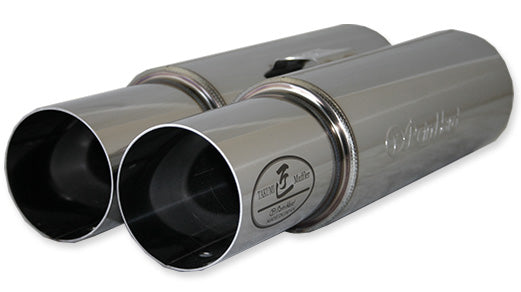 REINHARD CANNONBALL UNIVERSAL MUFFLER 03 DOUBLE STAINLESS EXHAUST 03SR