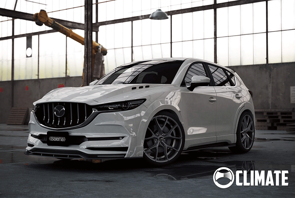 CLIMATE DOOR PANEL FRP UNPAINTED FOR MAZDA CX-5 CLIMATE-00002