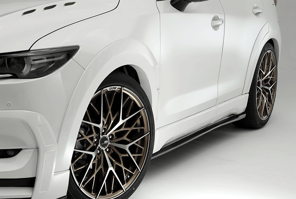 CLIMATE SIDE STEP FRP UNPAINTED FOR MAZDA CX-5 CLIMATE-00001