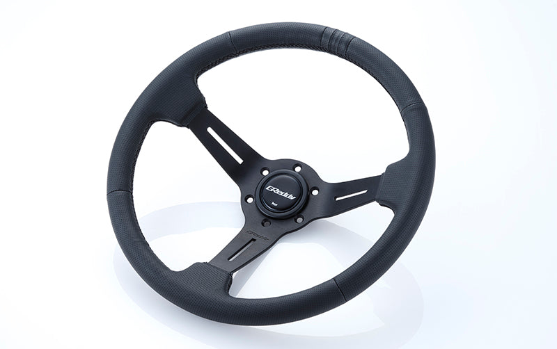 GREDDY SPORTS STEERING WHEEL DEEP BLACK ED For 16600004