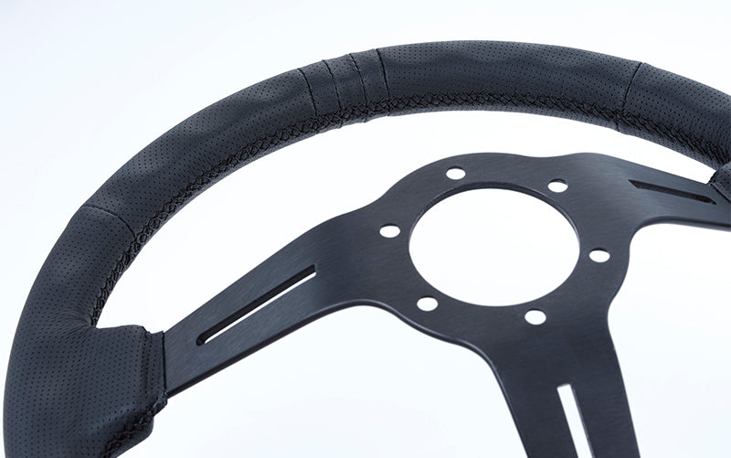 GREDDY SPORTS STEERING WHEEL DEEP BLACK ED For 16600004