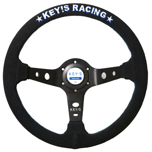 KEY'S RACING ORIGINAL STEERING WHEEL 07Y 330 DEEP BLACK SW01048-1	