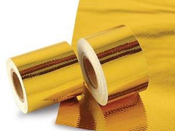 LAILE BEATRUSH DEI A GOLD HEAT REFLECTIVE MATERIAL 12”x24” 300x600MM SHEET DEI-010392
