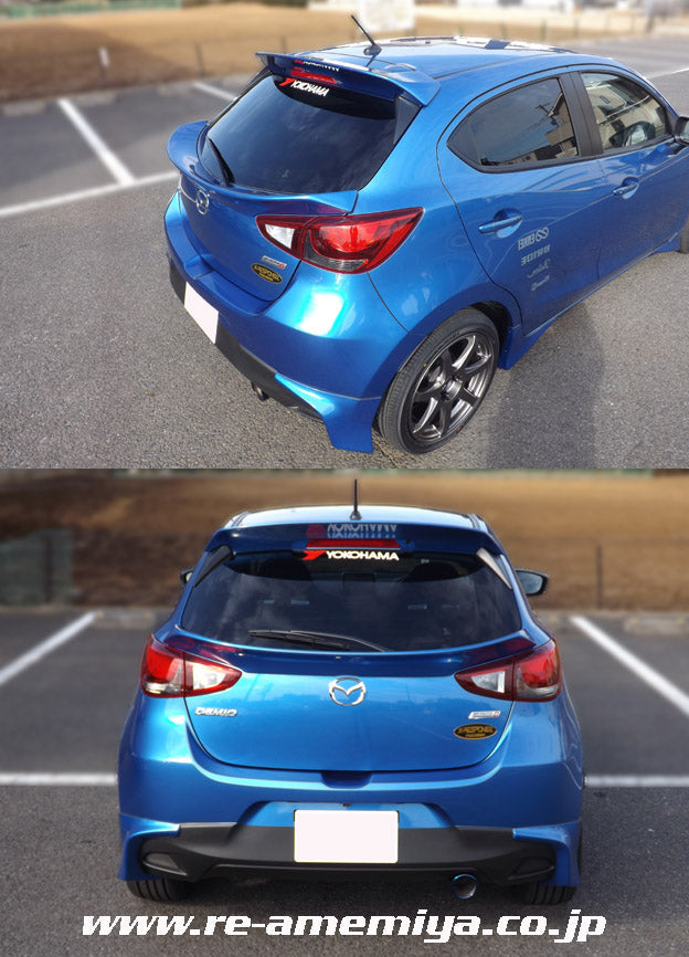 RE-AMEMIYA REAR GATE SPOILER FRP FOR MAZDA DEMIO DJ D0-077030-211