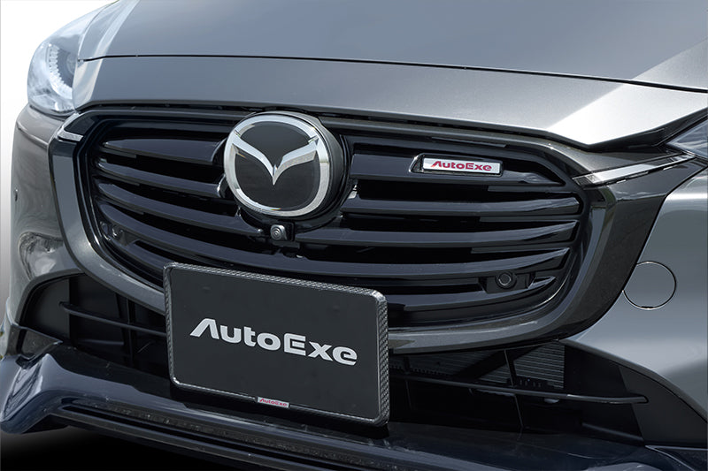 AUTOEXE FRONT GRILLE PIANO BLACK AND MATTE BLACK FOR MAZDA MAZDA2 DJ FACELIFT MODELS WITH 360 DEGREE VIEW MONITOR DJA1V4220