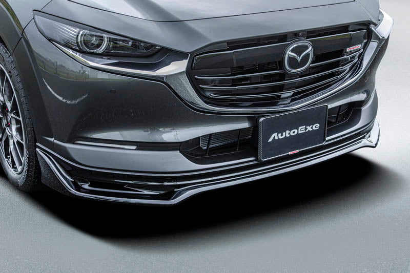AUTOEXE FRONT UNDER SPOILER PIANO BLACK PAINTED FOR MAZDA CX-30 DM SERIES DMA1V4900