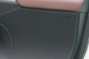 TOMS DOOR KICK PROTECTOR GRAY STITCH FOR TOYOTA HARRIER MXUA80 85 08471-TAU80