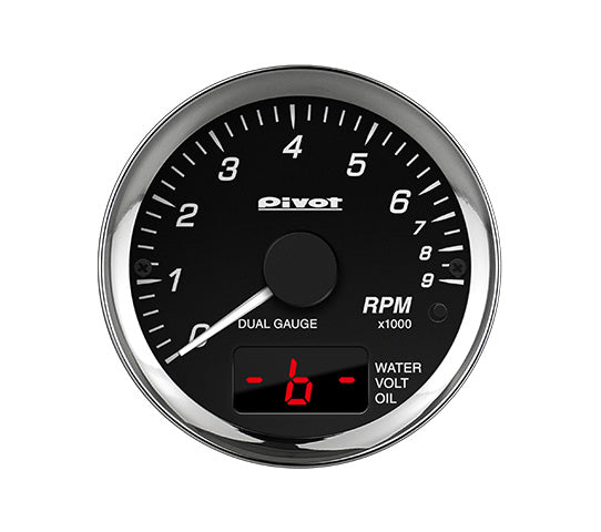 PIVOT DUAL GAUGE PRO 60MM WH/BL FOR NISSAN NOTE E12 HR12DE (e-POWER) DPT-N