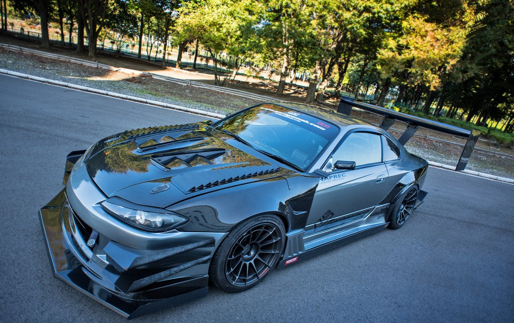 GARAGEMAK CARBON BONNET GENERATOR FOR NISSAN SILVIA S15 GARAGEMAK-00015