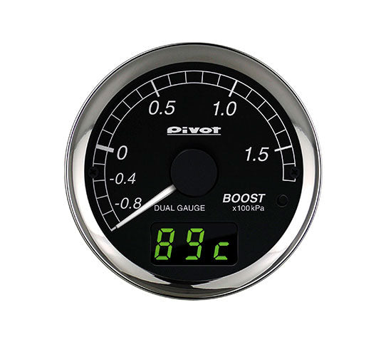 PIVOT DUAL GAUGE 60MM WHITE FOR SUZUKI HUSTLER MR31S R06A (T / C) DXB-B