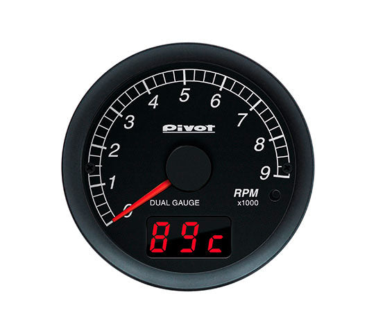 PIVOT DUAL GAUGE 60MM TACHO WHITE FOR MAZDA AZ WAGON MJ23S K6A (NA) DXT