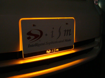 CAR MAKE T&E LED TRANS PLATE VERTEX CLEAR BLUE FOR  CARMAKETE-01160