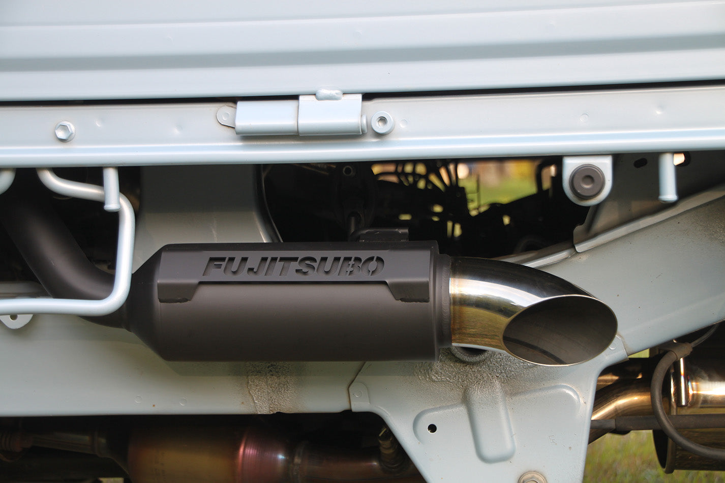 FUJITSUBO A-K MB SILENCER MODEL FRONT MUFFLER REAR EXHAUST FOR DAIHATSU HIJET TRUCK JUMBO 4WD S510P KF 740-71801