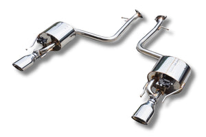 EXART IVSC MUFFLER STAINLESS STEEL OVAL TAIL (120MM WIDTH) EXHAUST EXHAUST FOR LEXUS IS350 3BA-GSE31 2GR-FKS EA01-LX115-STAINLESS-STEEL-OVAL-TAILPIPE-120MM-WIDTH