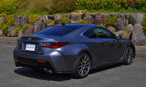 EXART IVSC MUFFLER CARBON FIBER OVAL TAIL EXHAUST EXHAUST FOR LEXUS RC F DBA-USC10 2UR-GSE EA01-LX107-CARBON-FIBER-OVAL-TAIL