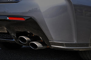 EXART IVSC MUFFLER CARBON FIBER OVAL TAIL EXHAUST EXHAUST FOR LEXUS RC F DBA-USC10 2UR-GSE EA01-LX107-CARBON-FIBER-OVAL-TAIL