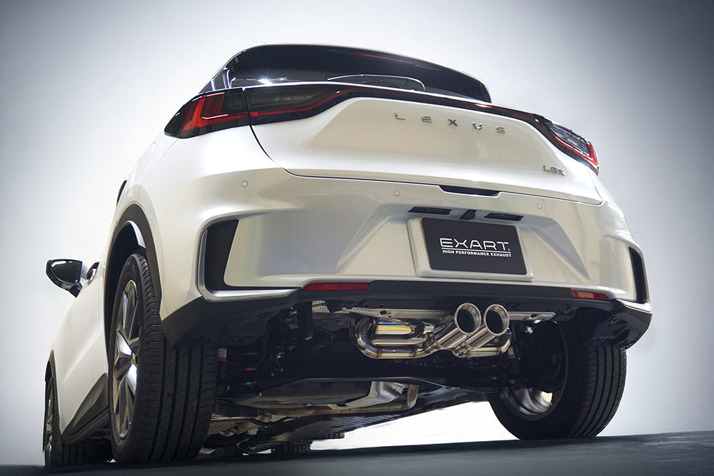 EXART ONE MUFFLER GRAPHITE TAIL EXHAUST EXHAUST FOR LEXUS LBX 6AA-MAYH10 M15A-FXE EA02-LX118-LG-NORMAL-BUMPER
