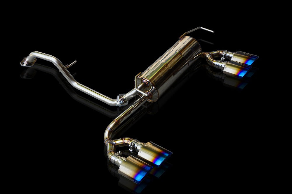 EXART ONE MUFFLER TITANIUM OVAL TAIL EXHAUST EXHAUST FOR NISSAN AURA NISMO 6AA-FSNE13 HR12DE EA02-NS104-T