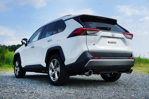 EXART ONE MUFFLER STAINLESS STEEL ROUND TAILPIPE (OUTER DIAMETER Φ114) EXHAUST EXHAUST FOR TOYOTA RAV4 6AA-AXAH54 HYBRID A25A-FXS A25A-3NM-4NM EA02-TY113-S