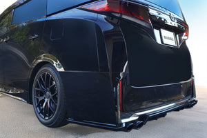 EXART ONE MUFFLER GRAPHITE TAIL EXHAUST EXHAUST FOR TOYOTA ALPHARD 3BA-AGH40W 2AR-FE EA02-TY120-G