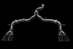 EXART ONE MUFFLER GRAPHITE TAIL EXHAUST EXHAUST FOR TOYOTA VELLFIRE 5BA-TAHA40W T24A-FTS EA02-TY117-G