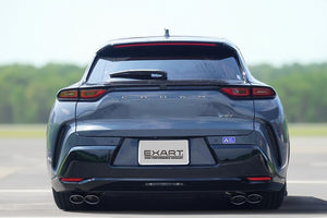 EXART ONE MUFFLER STAINLESS STEEL OVAL TAIL (110MM X 70MM 4 PIECES) EXHAUST EXHAUST FOR TOYOTA CROWN SPORT 6AA-AZSH36W 6LA-AZSH37W A25A-FXS EA02-TY123-GS-STANDARD-REAR-BUMPER